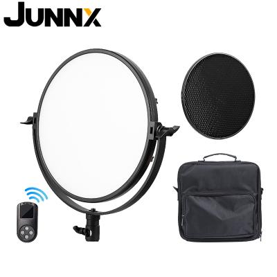 China JUNNX 600PCS PORTABLE CRI 95+ Battery Circle Lamp Camera Dual Color LED Video Around Photography LED Light for sale