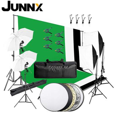 China 1.8*2.8m Backdrop Stand System Photography Video Lighting Props Set Umbrella Softbox Photo Studio Light Kit For Shooting 83cm for sale