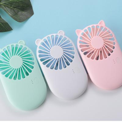 China Fan Mini Fan Usb Rechargeable Cooling Portable Air Cooling Fan USB Hands Free Hanging Neck Band Fan For Outdoor Traveling for sale