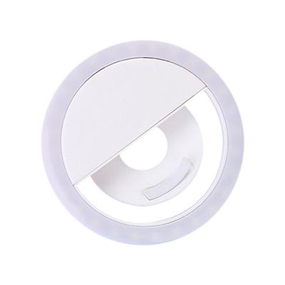 China Photogrphy Led Circle Ring Lamp Selfie Light Portable Clip Phone Fill Mobile Phone Fill Light for sale