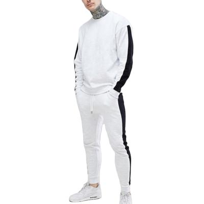 China Men's Breathable Custom Logo Fleece Hoodie Sweatsuit Casual Tracksuit Fitness Sportswear Jogging Cotton And Pullover Sweatpants Set for sale