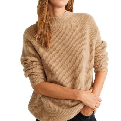 China Winter Autumn Anti-shrink Custom Casual Ladies Refine Color Woolen Knitwear Turtle Neck Plus Size Pullover Women's Sweaters for sale