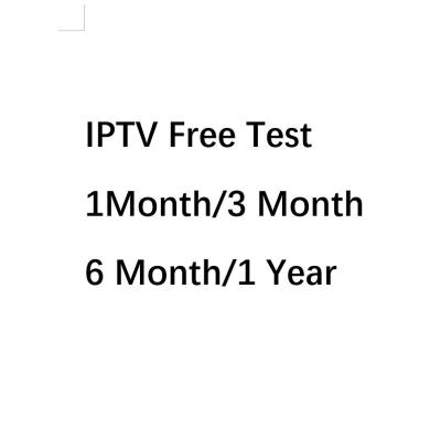 China SD HD4K TV Box IPTV Accounts 6 12 Months 1 Year Code For Tv Box TV & Cellphones Subscription Free Test Panel for sale