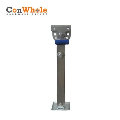 China Universal Industry Topwind Travel Weld-On Swivel Square Trailer Jack RV Support Leg With Foot Plate for sale