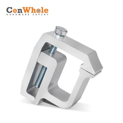 China Outdoor Use Sturdy Aluminum Alloy Rack Clamps For Truck Cover Cap Or Camper Shell for sale