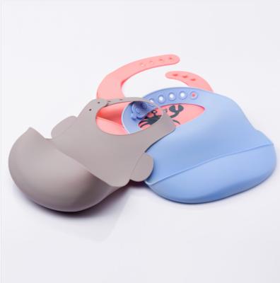 China Customized BPA Free Silicone Bpa Free Bib Printed Bibs High Quality Baby Bibs Pacifier Set Food Grade Silicone Waterproof Baby Bibs Bpa Free for sale