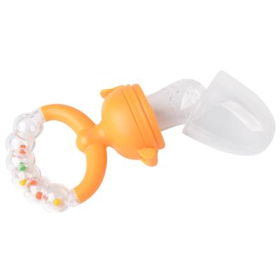 China Good Quality PP Silicone Baby Teether Holder Clip Baby Fresh Fruit Food Feeder Fruit Pacifier for sale