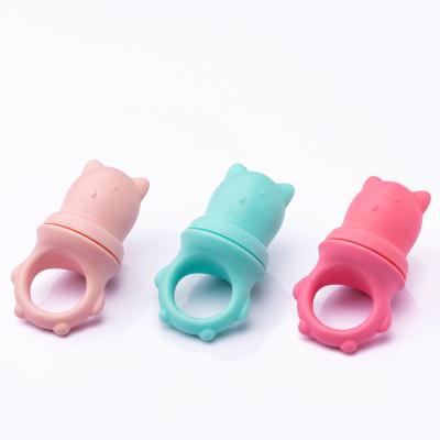 China Cute BPA Baby Fruit Feeder Fruit Feeder Free Infant Toy Teether Variable Nipple Feeding Tool for sale