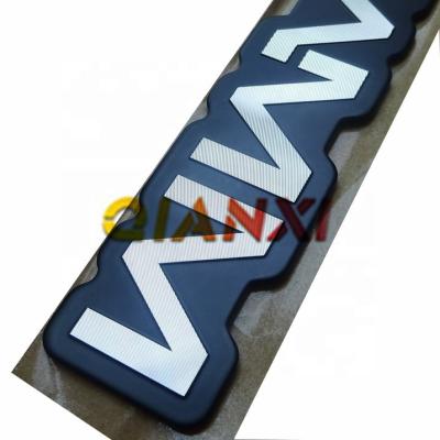 China 3D Electrical Appliances Identification Plate Brand Waterproof Aluminum Logo Signs Metal Badge Nameplates for sale