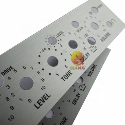 China LEXAN acrylic/polycarbonate faceplate with printed on reverse for sale