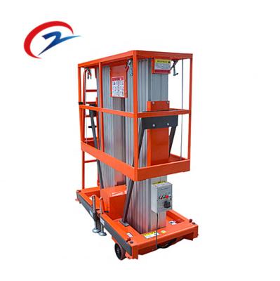 China Efficient and safe portable single mast mobile one man lift table electric manual aerial work platform for sale for sale