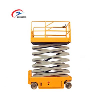 China Convenience 6-14m 200kg 500kg Battery Power Mini Small Hydraulic Easy Operation Safety AC DC Electric Scissor Lift With CE for sale