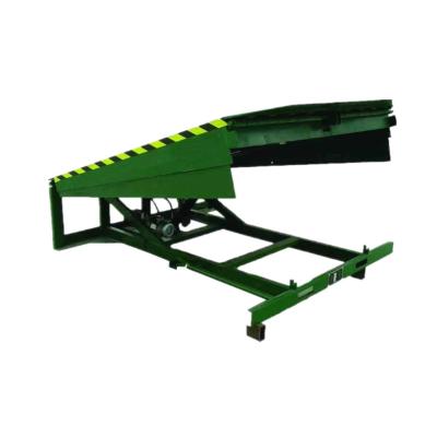 China Hydraulic fixed stationary yard goods china dock lift 10 ton capacity leveler loading ramp for forklift for sale