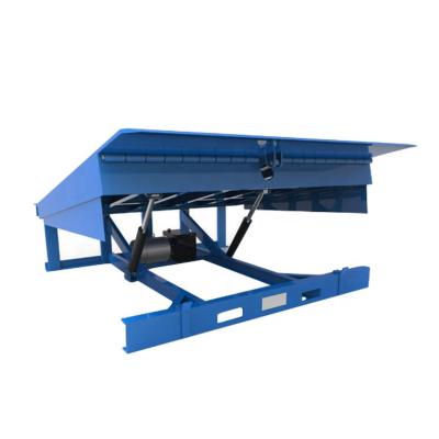 China 12T Type Warehouse Hydraulic System Dock Ramp Yard Leveler Boarding Fixed Goods Lifting High Quality Bridge for sale