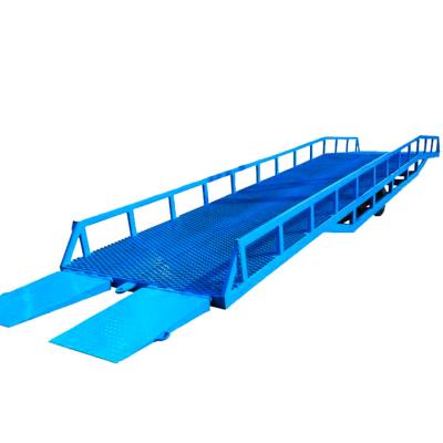 China Cargo equipment container deck forklift loading dock hydraulic mobile unloading ramps for sale