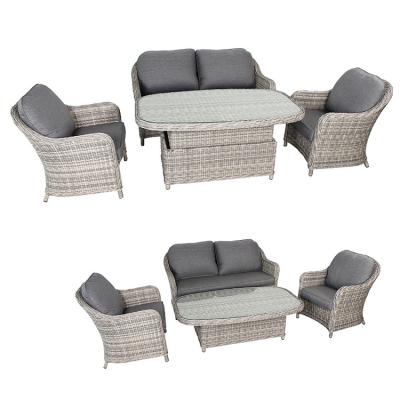 China Modern Wholesale 2 Seater Garden Patio Wicker Sofa Set Wicker Sofa Rattan for sale