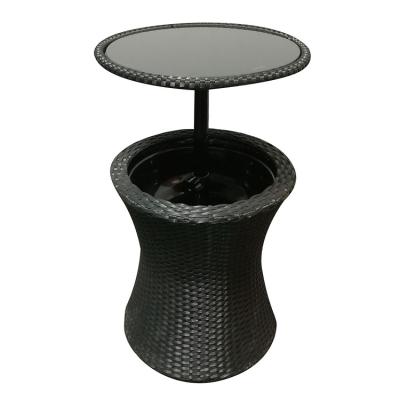 China Modern Classic High End Rattan Patio Cool Bar Table Garden Table With Sink for sale