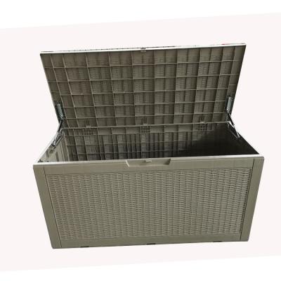 China Sundries 380L/100Gal Liter Storage Capacity Protected Storage and UV Proof Rattan Box for sale