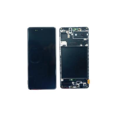 China Wholesale Price Original Brand New Touch Screen LCD Mobile Phone Display Suitable For Samsung A71 Touch Screen With Border 6.4 inch for sale