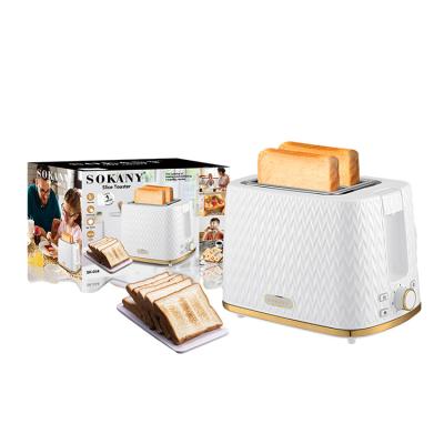 China Household Best Selling 2 Slice Electric Home Use Mini Sandwich Bread Toaster With Ce Rohs for sale