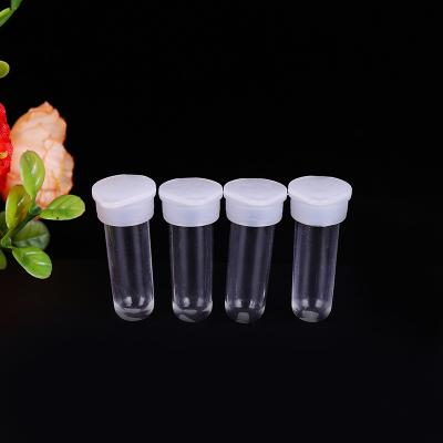 China Wholesale 3g Round Empty Clear Plastic Medicine PET Powder Bottle Submarine Bottling With Fin Cap for sale