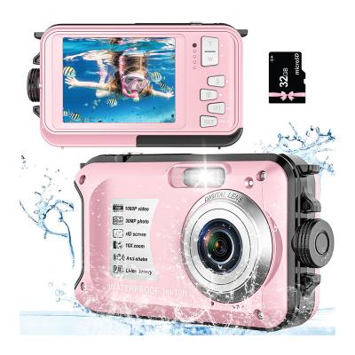 China Cheap Camera 1080P HD Waterproof Waterproof Digital Camera with 32G SD Card Point and Shoot Camera for sale