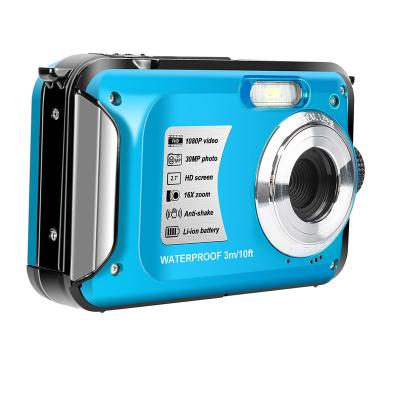 China Cheap Digital Camera 30MP Compact Camera Vlogging Point And Zoom 32GB SD Card Shoot Camera 16X Digital 2.7 Inch Kids Camera for sale