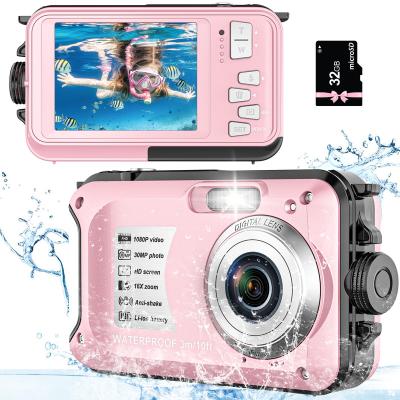 China Cheap Camera Entry Level Digital Camera HD 1080P 30fps Action Camera Waterproof Camera With Accessories Bundle for sale