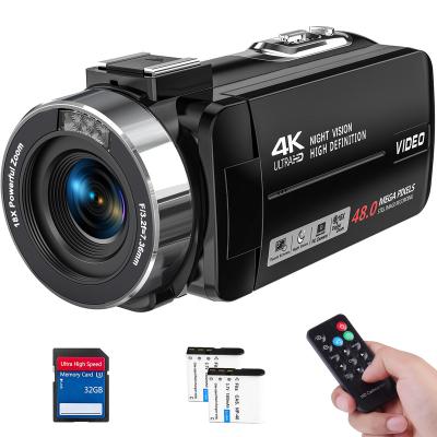 China 48MP 2023 New Style 48MP Digital Live Streaming Camcorder 4K FHD Video Camera For Youtube Vlogging With 3inch Touch Screen for sale