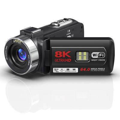 China Professional Night Version Camcorder 8K Ultra HD 64MP 15FPS Vlogging 18X Zoom Digital Video Camera for sale