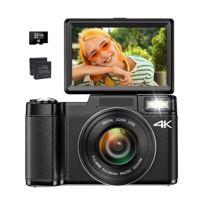 China Bestselling Face Detection 4K 48MP Camcorder Digital Zoom Video Camera for YouTube Live Streaming Vlogging for sale