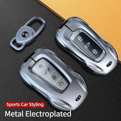 China Shield Original Car Key Compatible For Geely Emgrand Atlas PREFACE ICON Monjaro Coolray Series Car Key Benry Geecy Geometry Metal Shield Full for sale