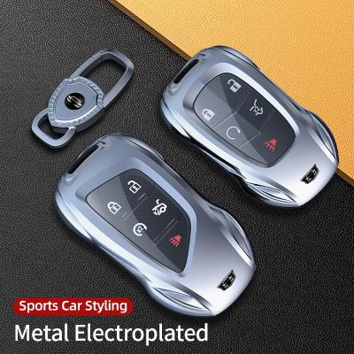 China Shield Original Car Key Compatible For Cadillac CT4 CT5 CT6 Series Car Key Case XT4 XT5 XT6 XTS ATSL SRX Full Metal Shield for sale