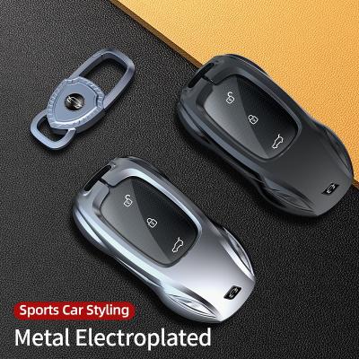 China Protect Original Car Key Compatible To Lead Key Case ONE Ideal Metal Car Series L7 L9 Full Protection for sale