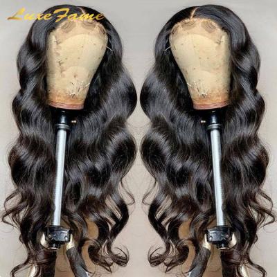 China Cheap Barely Shedding Thick Smooth Soft Curly Wig For Color Women Hair, Bodywave Raw Virgin Human Blend Lace Front Wig, 100% Curly Hair Lace Front Wig for sale