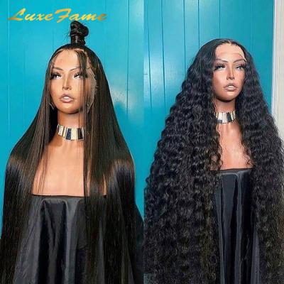 China 13x6 Straight Swiss Lace Top Quality Barely Shedding Thick Smooth Soft Front Wig, Accented Full Hair Lace Wig, Raw Indian Preplucked Hd Lace Wig for sale