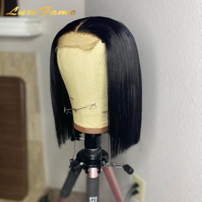 China Barely Shedding Thick Smooth Soft 100% Bob Cut Human Hair Wig,Wholesale Lace Front Bob Wig,Full Lace Short Bobs Wig Human Hair Straight Women's Lace Headband for sale