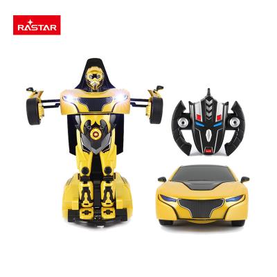 China 1 Key Transform 2021 New Products Ideas China Suppliers Rastar RC Car Toys Transformable Robot with led rc robot toy light fast car for kids for sale