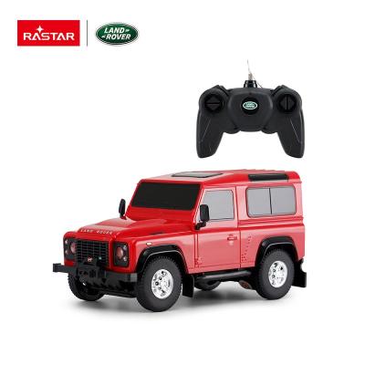 China 1:24 Suspension Rastar System Land Rover Defender Radio Control Car Model RC Car 2.4Ghz Independent Scale Branding Electric Truck Racing Hobby For Kids for sale