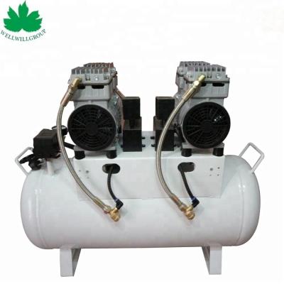 China Oil Free Dental Unit Air Compressor For Dental Unit With - One 460A for sale