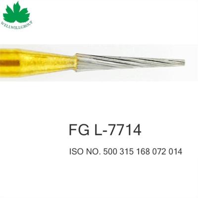 China Dental Carbide Dental Burs High Speed ​​Dental Burs FG 7714 Desktop Handpiece High Speed ​​Carbide Burs for sale