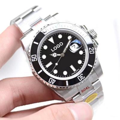 China Luxury Custom Made Solid 316L Stainless Steel Automatic Date Sapphire Glass Watches Brand Watch With Automatic Movement for sale