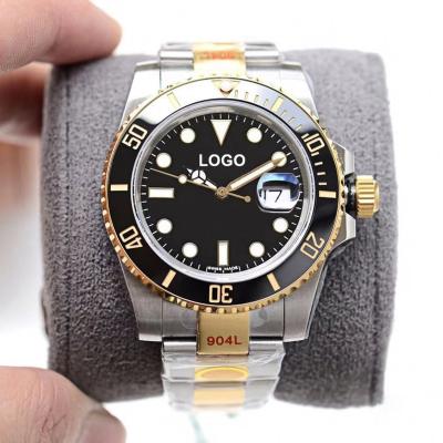 China Luminous High End 904L Stainless Steel Automatic Date 3235 Automatic Watch With Slide Clasp for sale