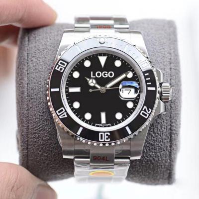 China Automatic Date Luminous Classic Sapphire Mens Sport Watches Automatic With Sliding Clasp for sale