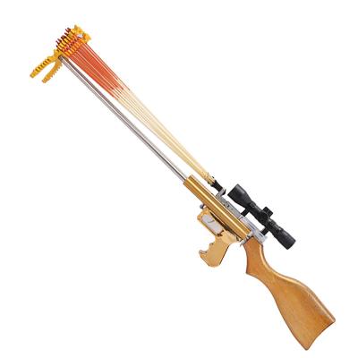 China New Slingshot Alloy Rubber Slingshot Telescopic Sight Shooting Slingshot Metal TIR Outdoor Hunting Mechanical Catapult for sale