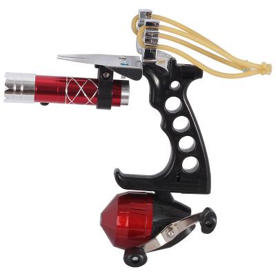 China Shoot Fish and Steel Balls New Outdoor Hunting and Blow Fishing Electric Catapult Set Dart Hand Fish Catapult Tool for sale