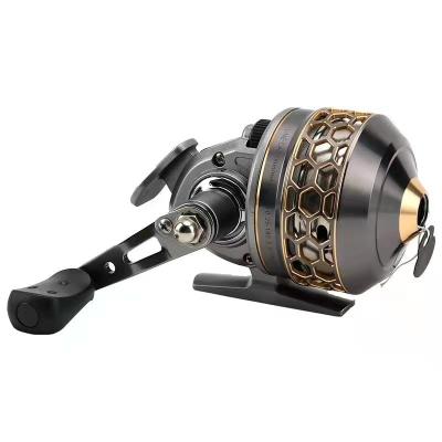 China Wholesale Fishing Reel Straight All Spinning Spinning Reels Baitcasting Fishing Boat Pulling Fish Wheel With Slingshot for sale