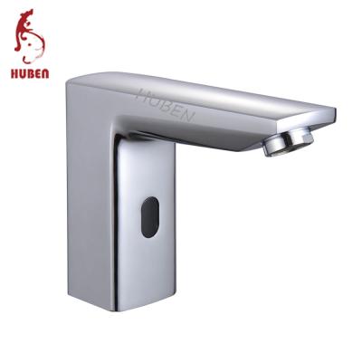 China Sense Faucets 2021 Newly Style Water Saving Faucet Sensor Basin Mixer Taps For Bathroom for sale