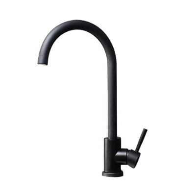 China Newest Design Thermostatic Faucets Black 304 Stainless Steel Kitchen Mixer Tap for sale