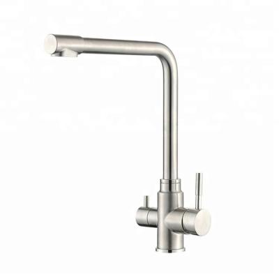 China High Quality Thermostatic Faucets Kitchen Faucet 3 Way Stainless Steel Water Purifier Kitchen Sink Mixer Tap for sale